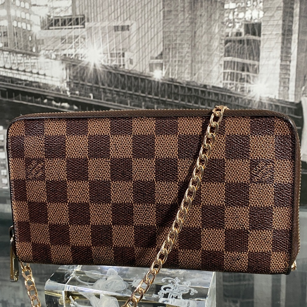 Authentic Rare Louis Vuitton Damier Organizer Zippy Wallet - Picture 13 of 17